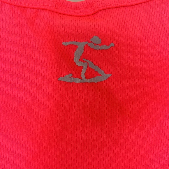 Uzzi Active UPF 50 Bright Coral Active Wear Shirt Short Size Small Boy/Girl - Picture 5 of 8